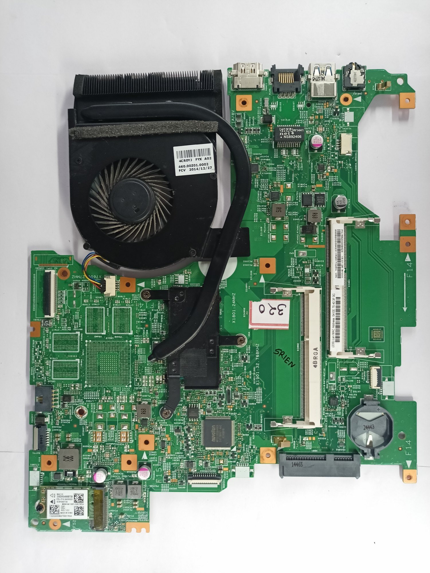 Lenovo T480 core i5 Gen Motherboard